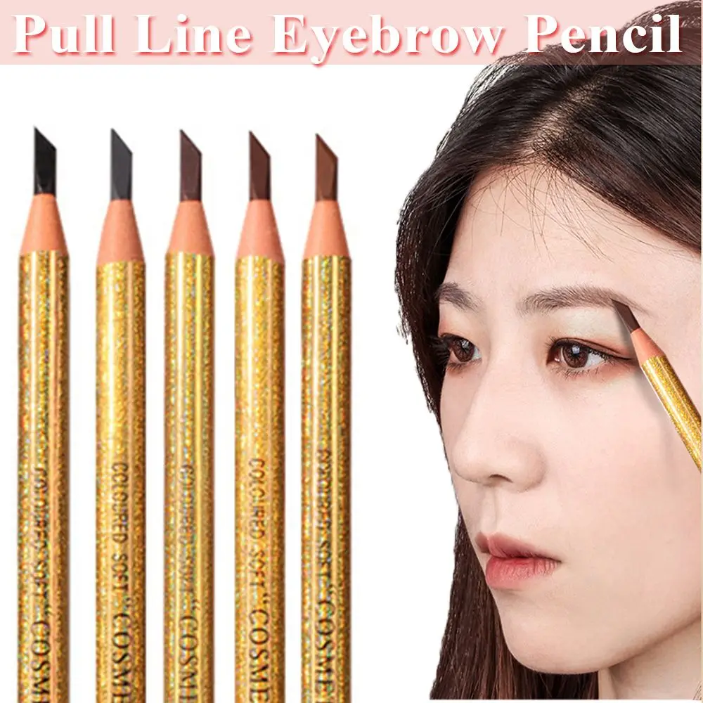 

Eyebrow Pencil Makeup Eyebrow Enhancers Cosmetics 1PC 6 Colors Draw Line Waterproof Long-lasting Eyebrow Pen Beauty Tools