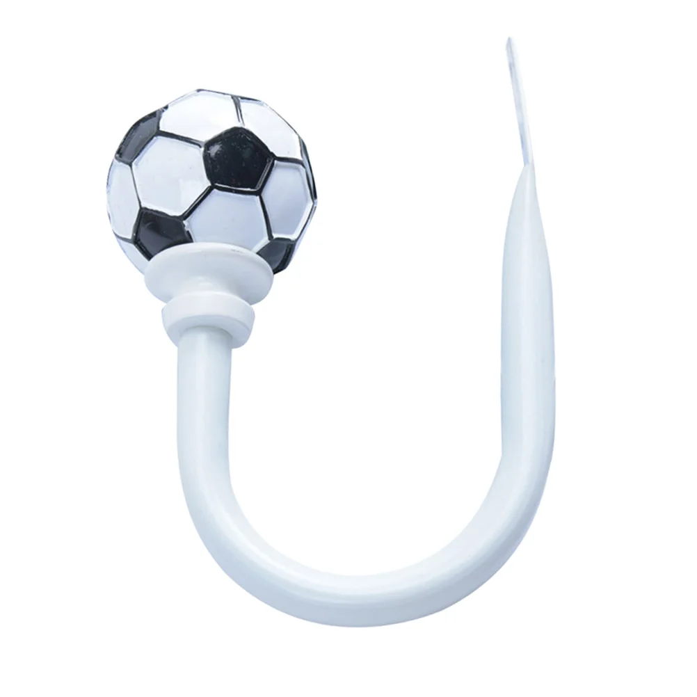 

Curtain Holder Drapery Tie Hook U-shaped Holdback Decorative Wall Mounted Tieback Football Sports