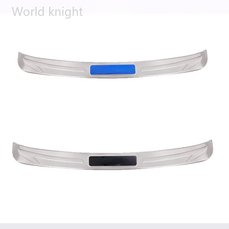 

Car Accessories 304 Steel Silver Car Rear Trunk Door Outside Bumper Protector Plate Cover Trim For Alfa Romeo Giulia 2017