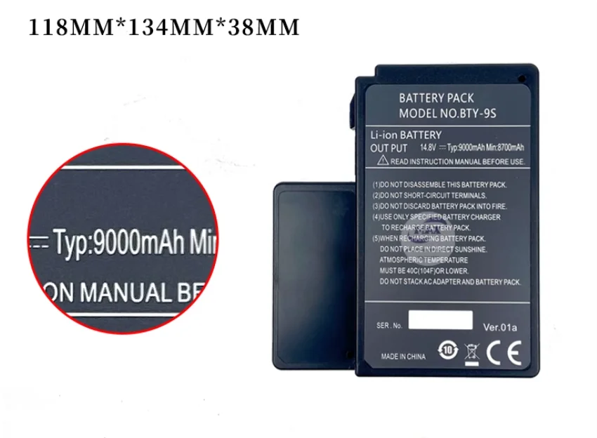 Сделано в Китае Аккумулятор BTR-09 для FSM-70S 80S 61S 62C 62S 19S + 70R сварочного аппарата