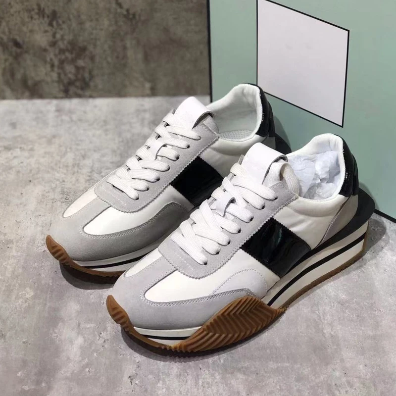 

Designer Unisex Sneakers Hot Sale Suede And Nylon Panelled Low Top Zapatillas Mujer Platform Shoes Men's Hiking Ankle Shoes