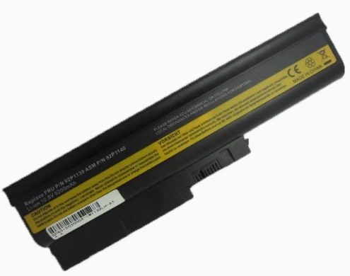 Подходит для Lenovo T61P T500 2743 0658 R60 W500 T60 Sl500 Аккумулятор ноутбука 6 ядер