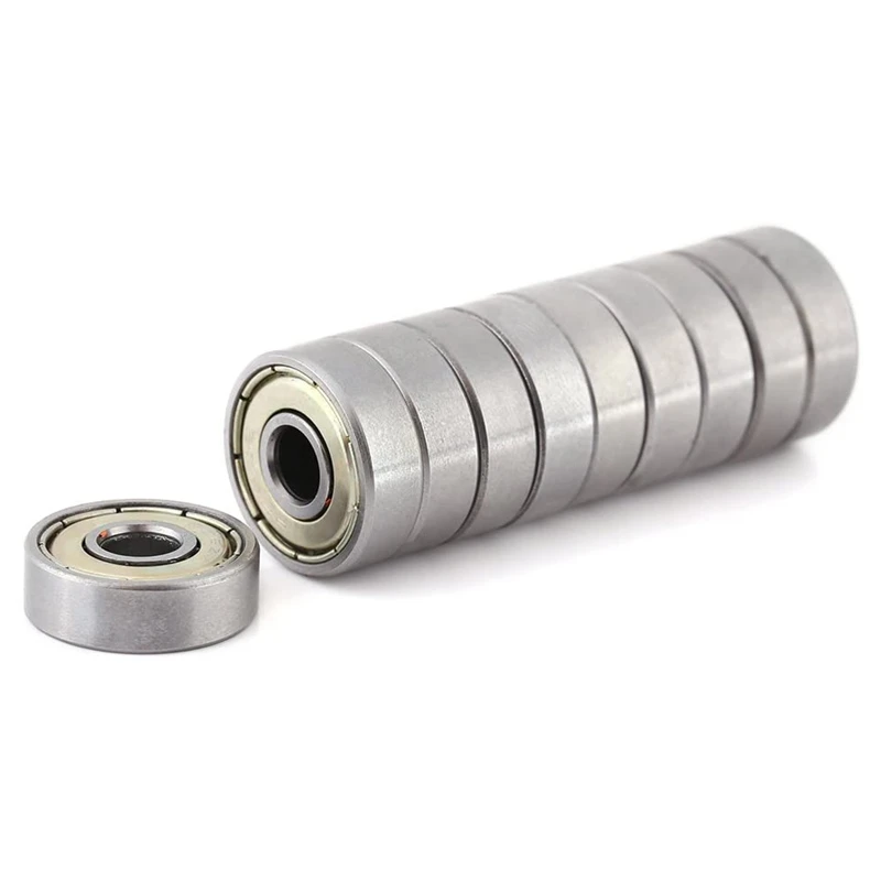 

10 Pieces of Miniature Ball Bearings 626ZZ Deep Groove Ball Bearings Bimetallic Shield Ball Bearings 6X19X6mm