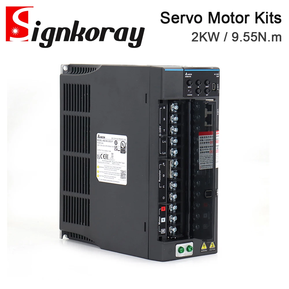 Комплекты драйверов серводвигателя переменного тока SignkoRay Delta 2 кВт 9 55 Нм 2000