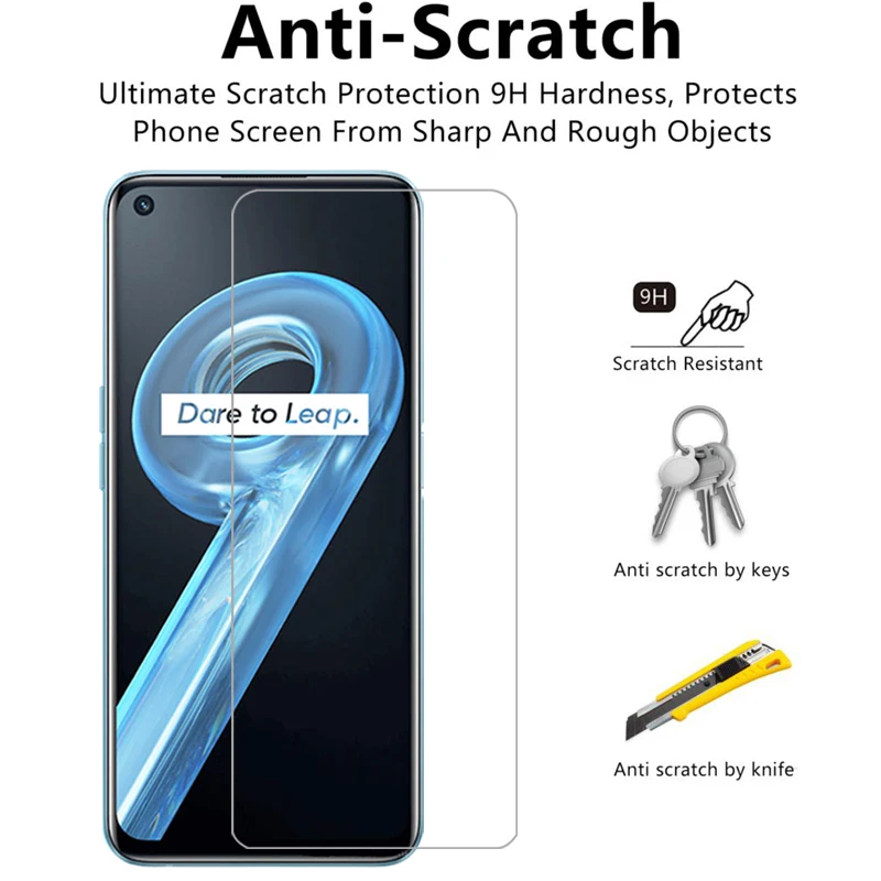 Защитное закаленное стекло для realme 9i Защита экрана realme9i 9 i i9 пленка телефона realmi
