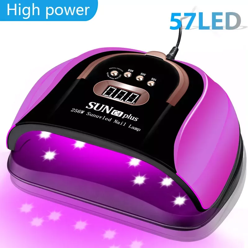 

NEW IN Power Lampara UV LED Nail Lamp for Manicure Drying UV Gel with 57 LEDs Nail Dryer Machine Professional UV Lamp for Salon