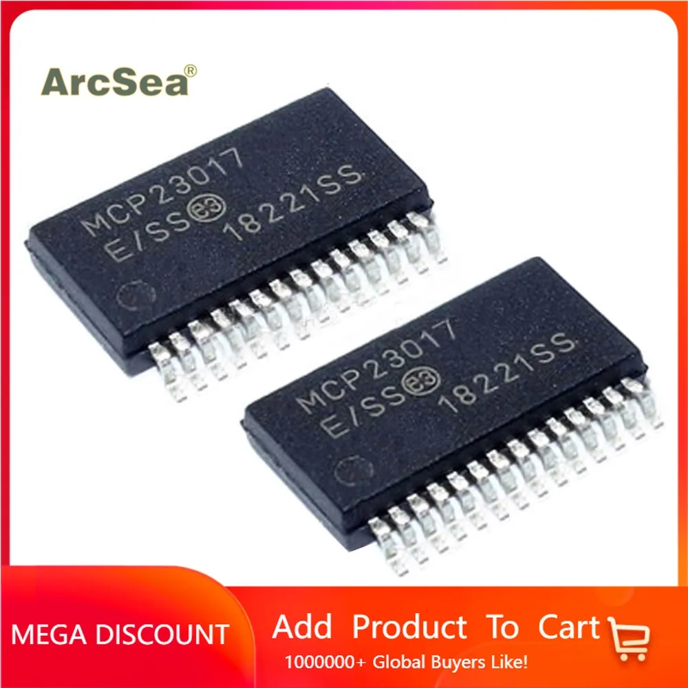 

1pcs/lot MCP23017 MCP23017-E/SS MCP23017-E/SO SOP-28 SSOP-28 In Stock