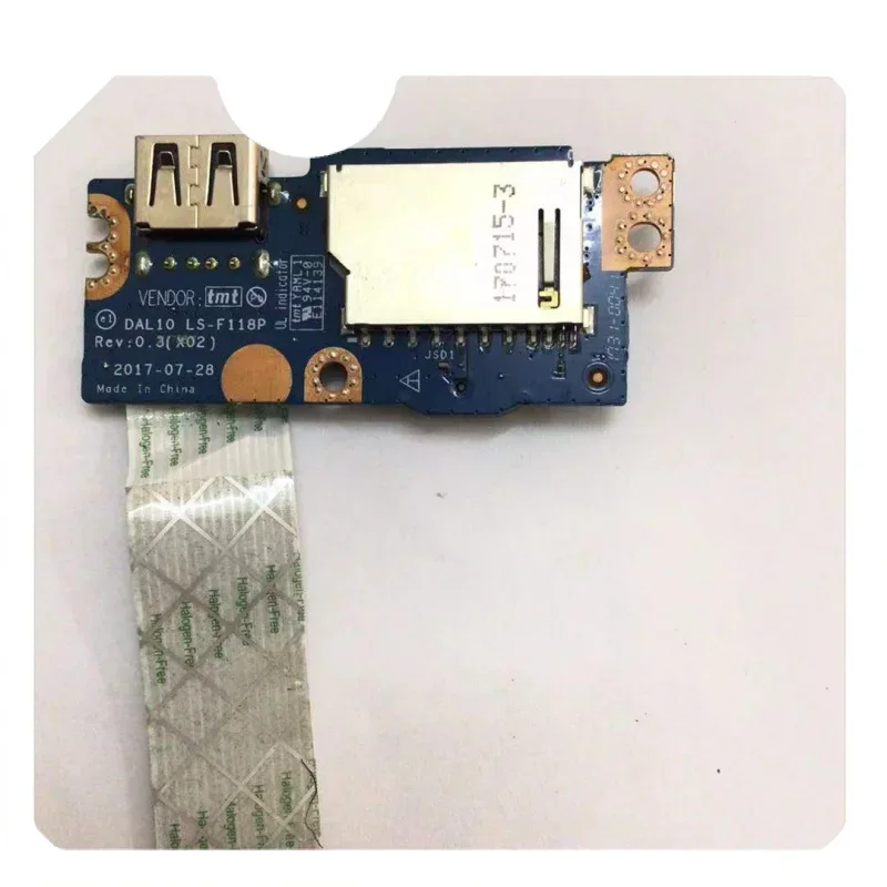 WYORESY для Dell Latitude 3490 3590 USB-кардридер SD LS-F118P JXKP3 0JXKPP3