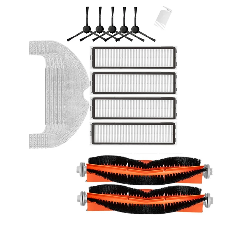 

2023 Hot Sale-Main Side Brush Filter Mop Cloth And Dust Bag Replacement Kits For Dreame Bot Z10 Pro L10 Plus Robotic Vacuum Clea