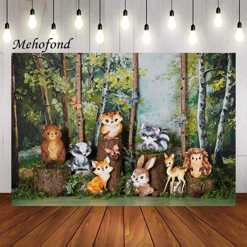 

Фон для фотосъемки с изображением леса, джунглей, животных, фотостудии