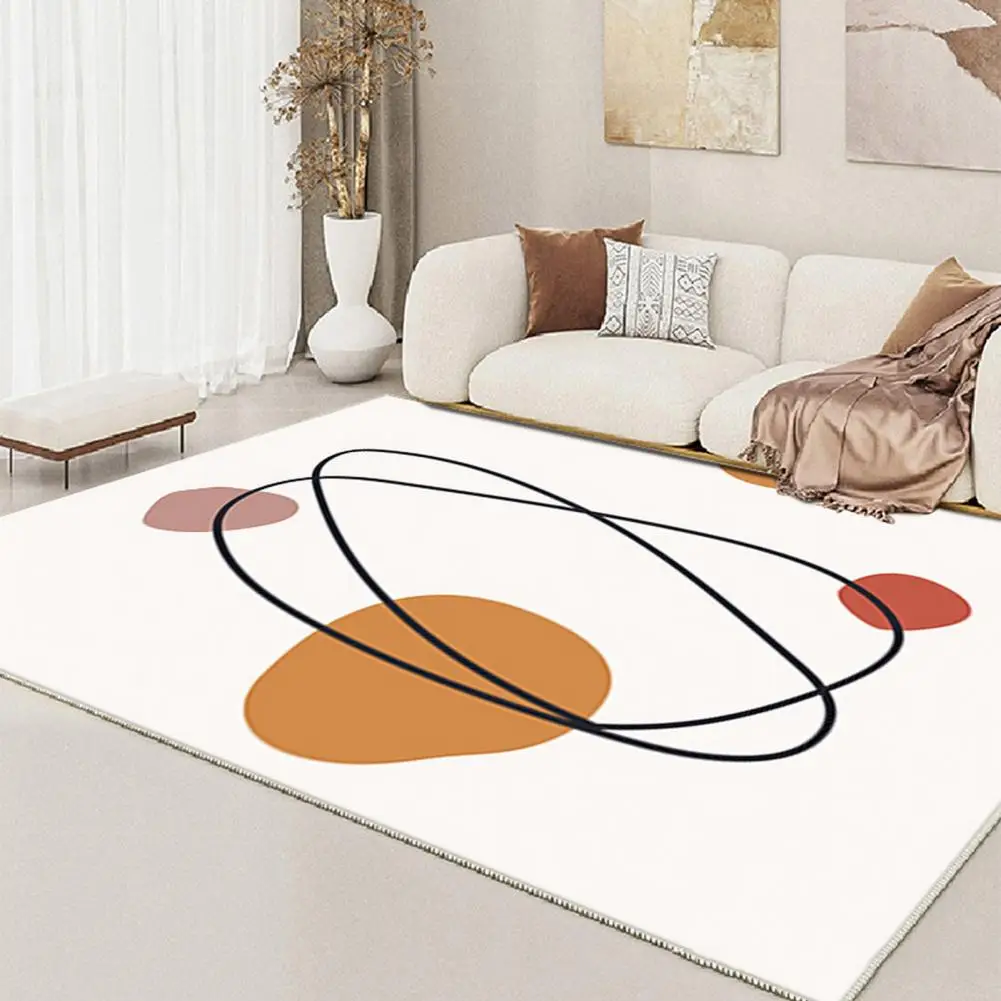 

Nordic Style Bedroom Bedside Carpet Living Room Decor Carpets Leisure Floor Carpet Soft Comfortable Office Study Non-Slip Rugs