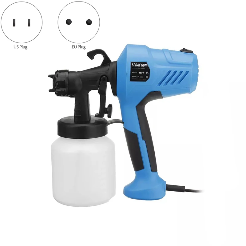 

Electric Paint Sprayer 2.5Mm Nozzle Sizes 800Ml Household Paint Sprayer Flow Control Airbrush Easy Spraying