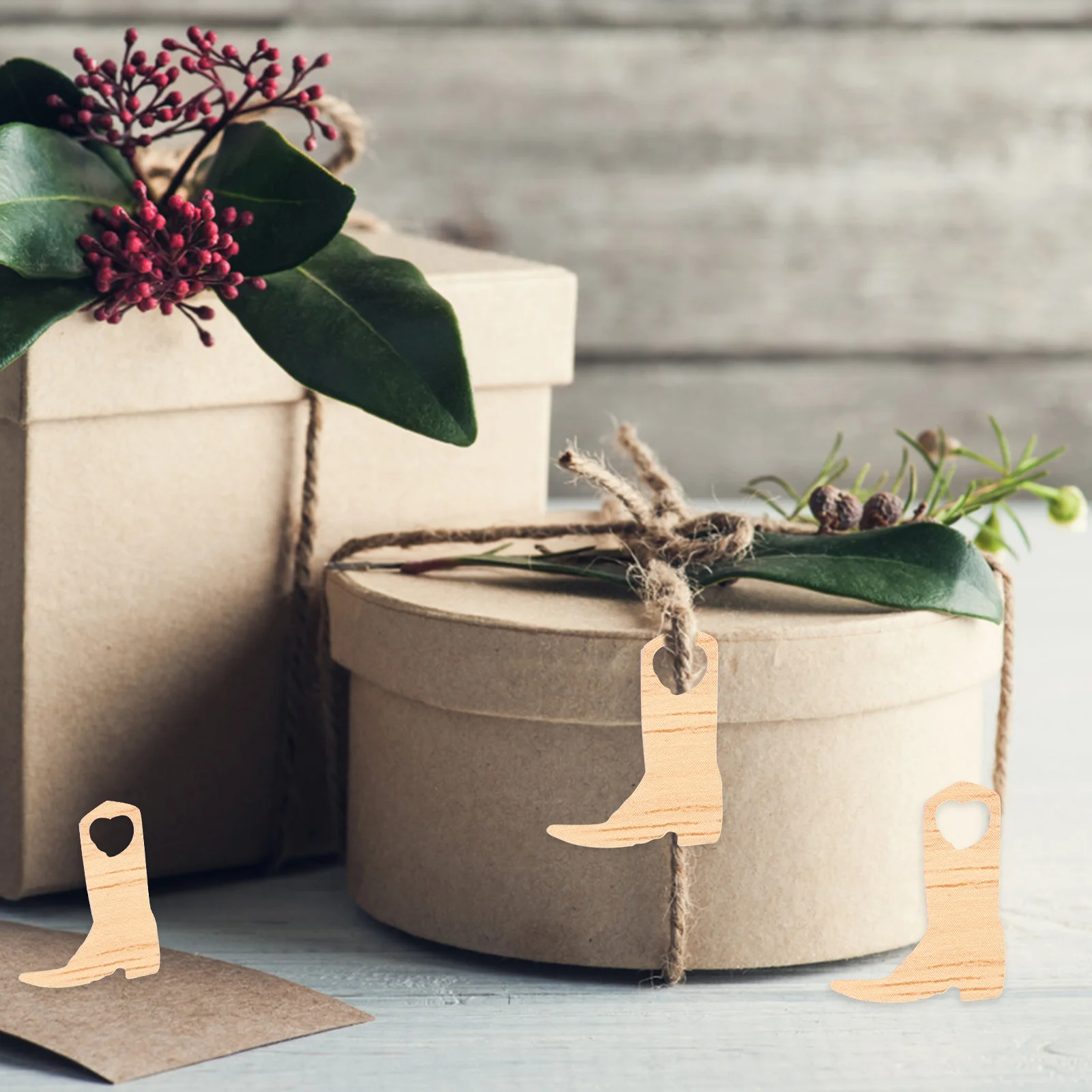 

Cowboy Boot Wooden Boots Wood Crafts Western Table Decor Wedding Ornament Craft Gift Cutouts Cutout Tag Pieces Hats Tiny Scatter