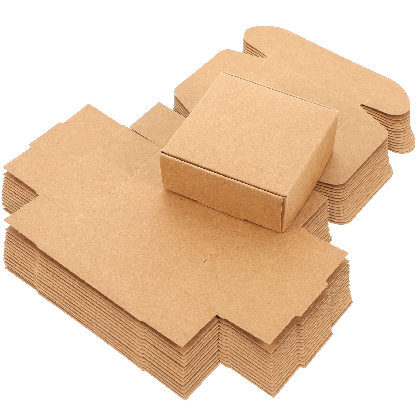 

15pcs Kraft Paper Boxes Handmade Soap Wrapping Boxes Gift Packing Boxes