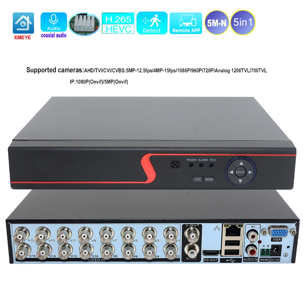 WUSONGLUSAN XM3516M-FS гибридный видеорегистратор 16 каналов