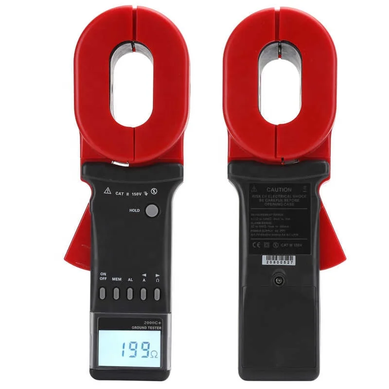 

ROKTOOLS Ground Resistance Clamp Meter Tester Loop Resistance 1200 ohm
