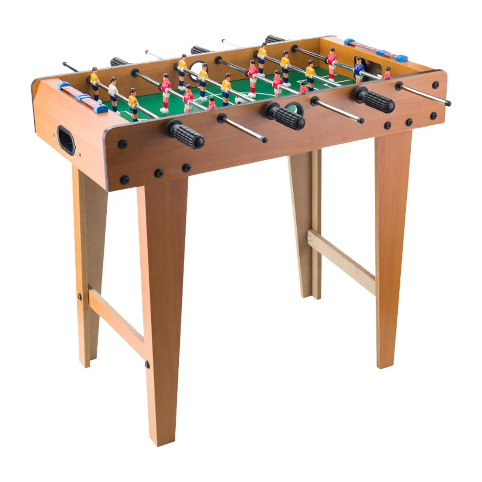 

Wooden Foosball Table Tabletop Soccer Game Parent Child Interactive Toy Sports Desktop Game for Outdoor Adults Family Kids