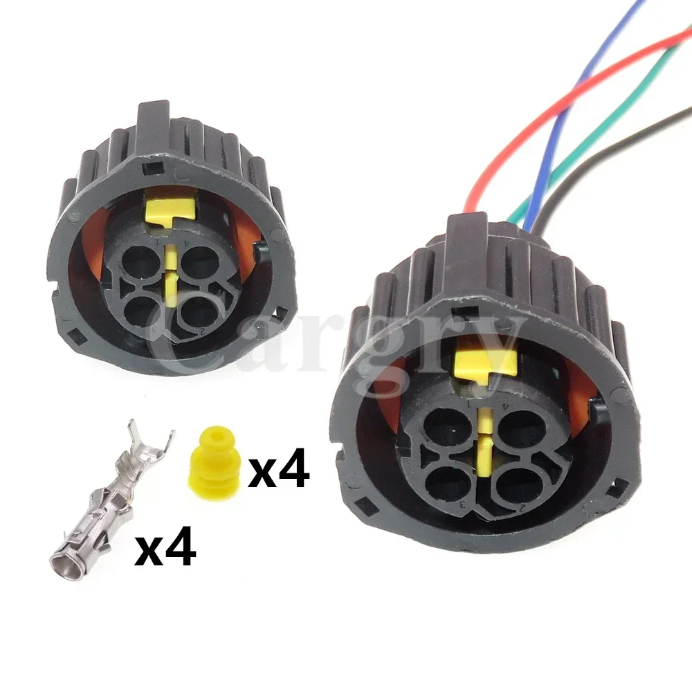 Фото 1 комплект 4P 1-1813099-1 967325-1 1-1813099-2 AC Assembly Автоаксессуары Автомобильный разъем для подключения кабеля кислородного датчика №1