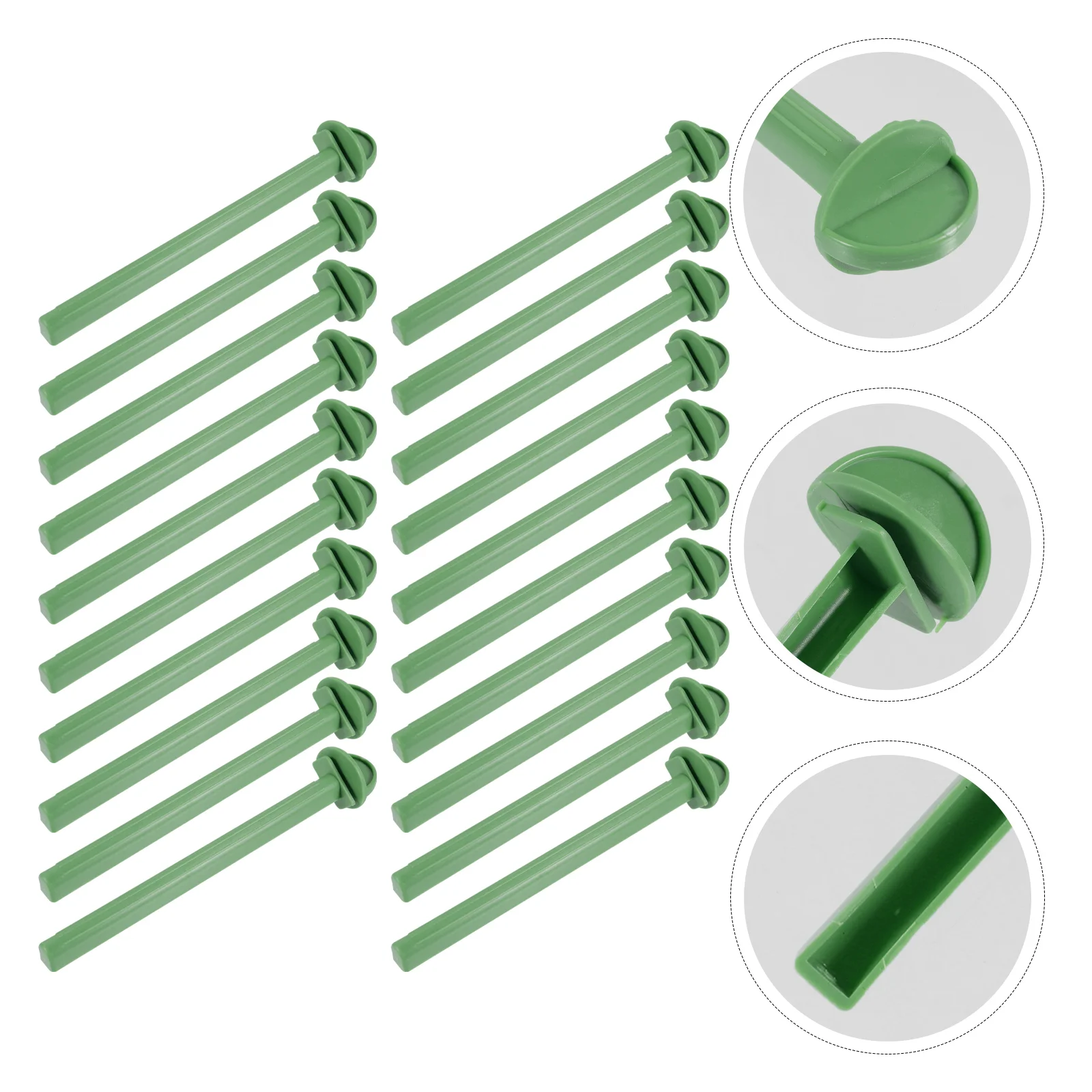 

20pcs Parrot Plastic Perches Bird Standing Sticks Bird Cage Accessories