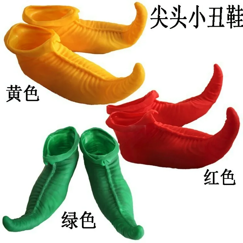

Halloween Show Ball Clown Costume Accessories Clown Shoes Clown Shoes Pointed Toe Clown Shoes Rubber