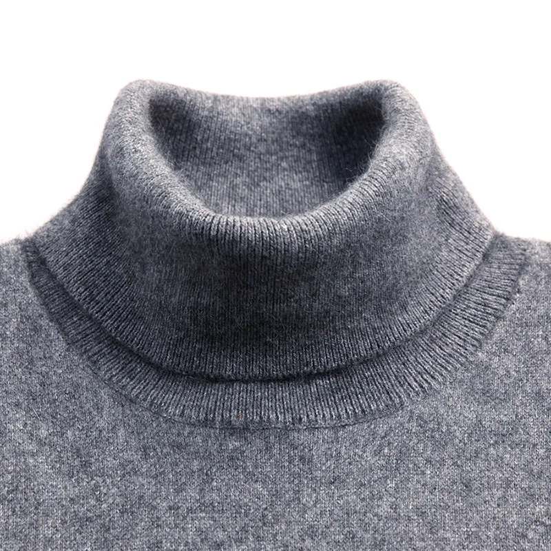 

Turtleneck Men Cashmere Cotton Blend Pullover Jumper 2022 Autumn Winter Vetement Homme Ropa Hombre Pull Homme Hiver Sweater