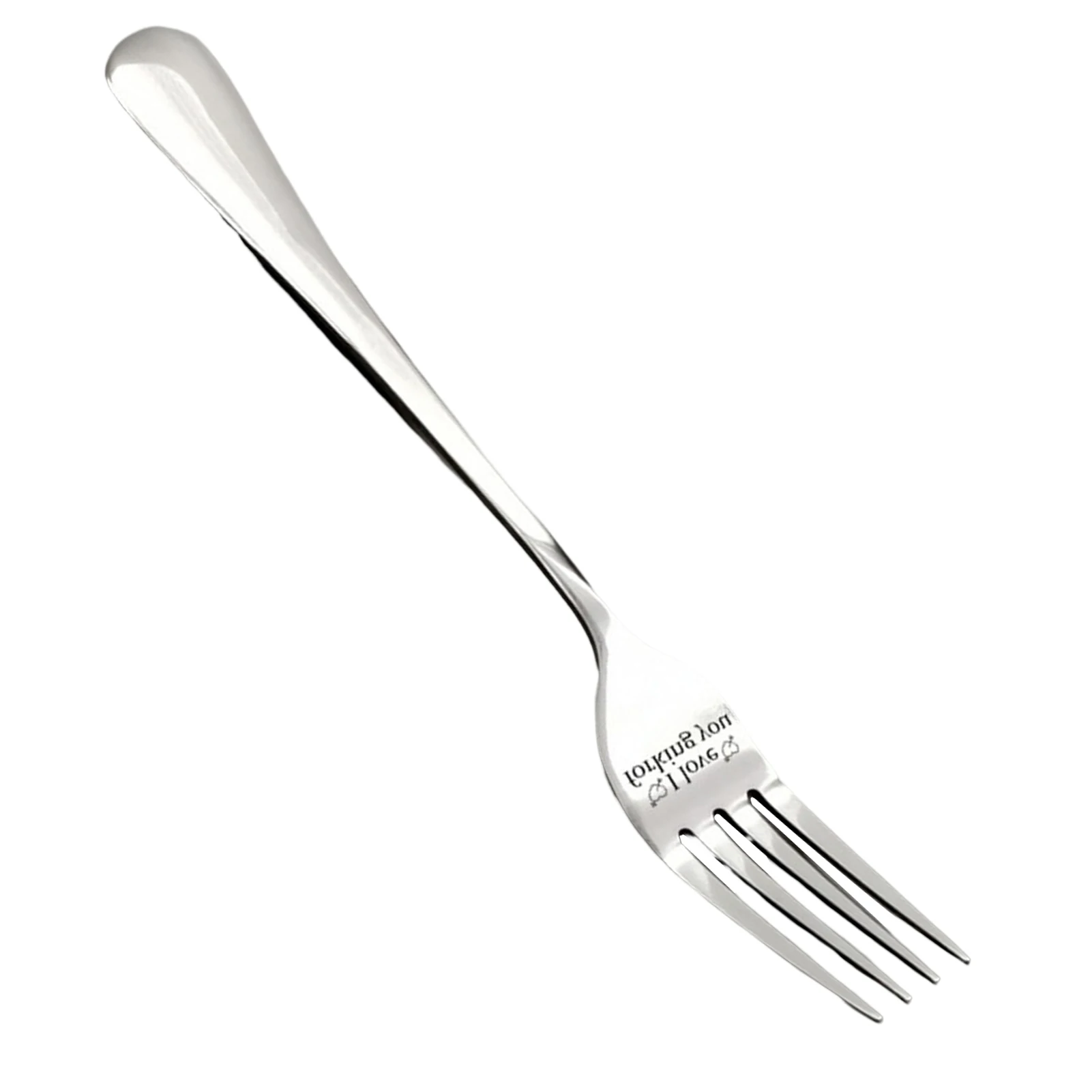

Engraved Message Stainless Steel Fork I Forking Love You Silver Forks Birthday Wedding Christmas Gift gass
