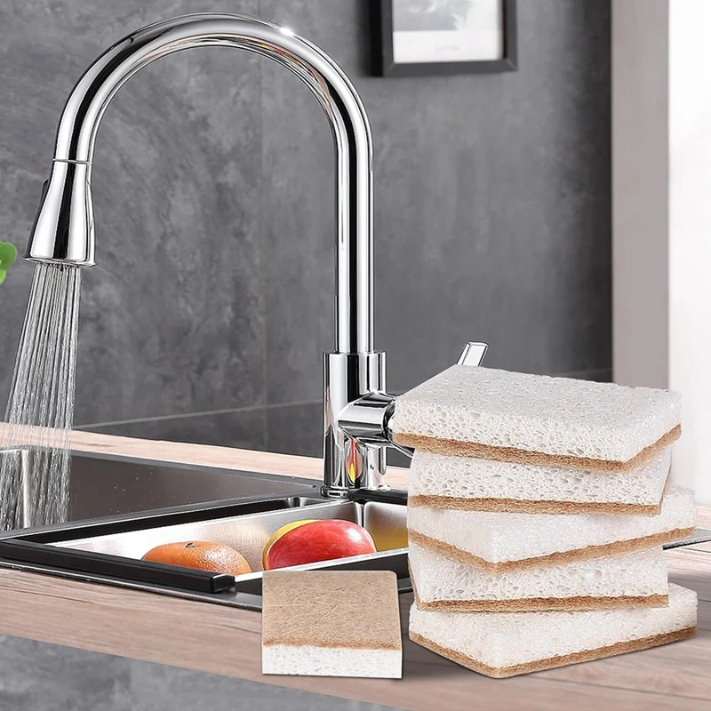 16 шт. биоразлагаемые Целлюлозные Кухонные Губки