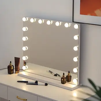 Large Vanity Mirror with Lights Hollywood Mirror with Lights Lighted Makeup Mirror with 16 Dimmable LED Bulbs for Dressing Table 1