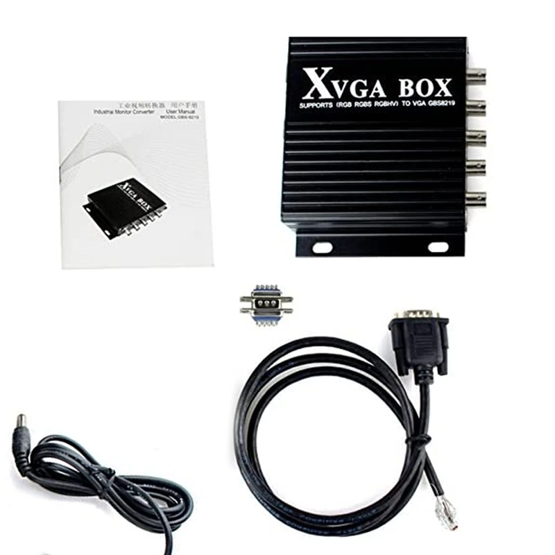 

XVGA Box RGB RGBS MDA CGA EGA в VGA промышленный монитор видеоконвертер GBS-8219 промышленный монитор конвертер