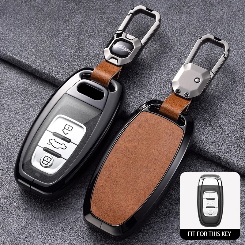 Брелок для автомобильного ключа Внешняя защита Audi A1 A3 A4 A5 A6 A7 A8 Quattro Q3 Q5 Q7 2009-2015 B9 4K