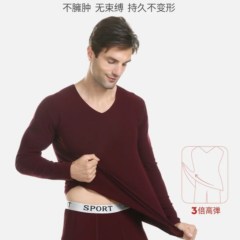 2022 New Thermal Underwear for Men Long Johns Winter Women Thermo Shirt+pants Set Warm Thick Fleece Size L-4XL