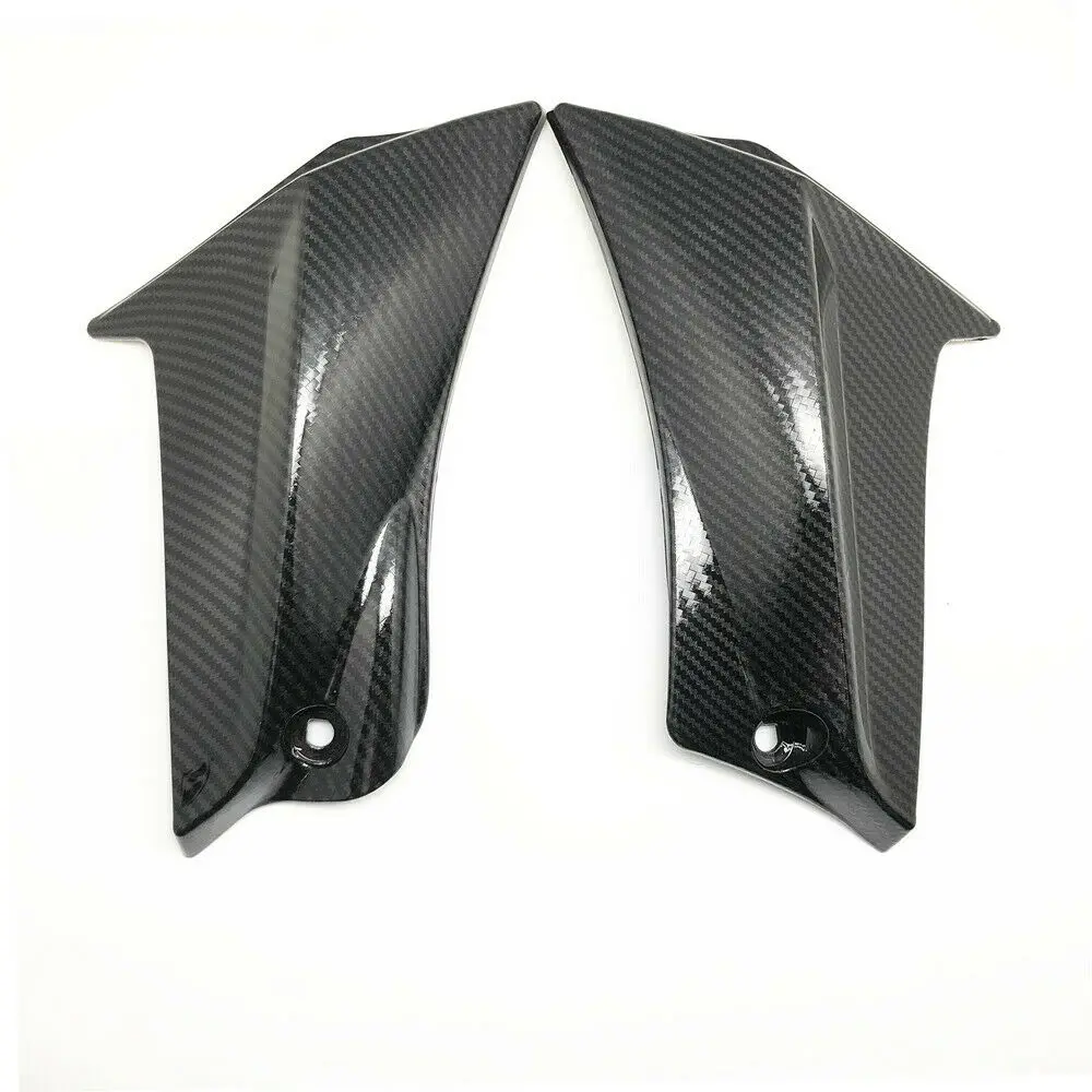 Motorcycle Accessories Left Right Hydro Dipped Carbon Fiber Finish SIDE FAIRING TRIM FRAME COVER For SUZUKI GSXR 600 750 K11