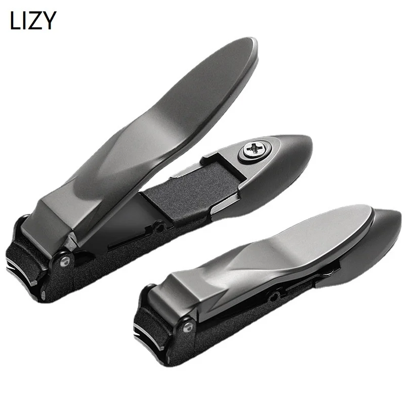 

LIZY Nail Tip Clippers Stainless Steel Anti Splash Fingernail Cutter Toenail Trimmer Manicure Tools Pedicure Scissors Beauty Kit