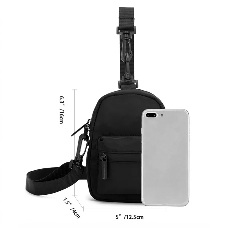 Men Fashion Nylon  Mini Lightweight  Crossbody Shoulder Small Bag