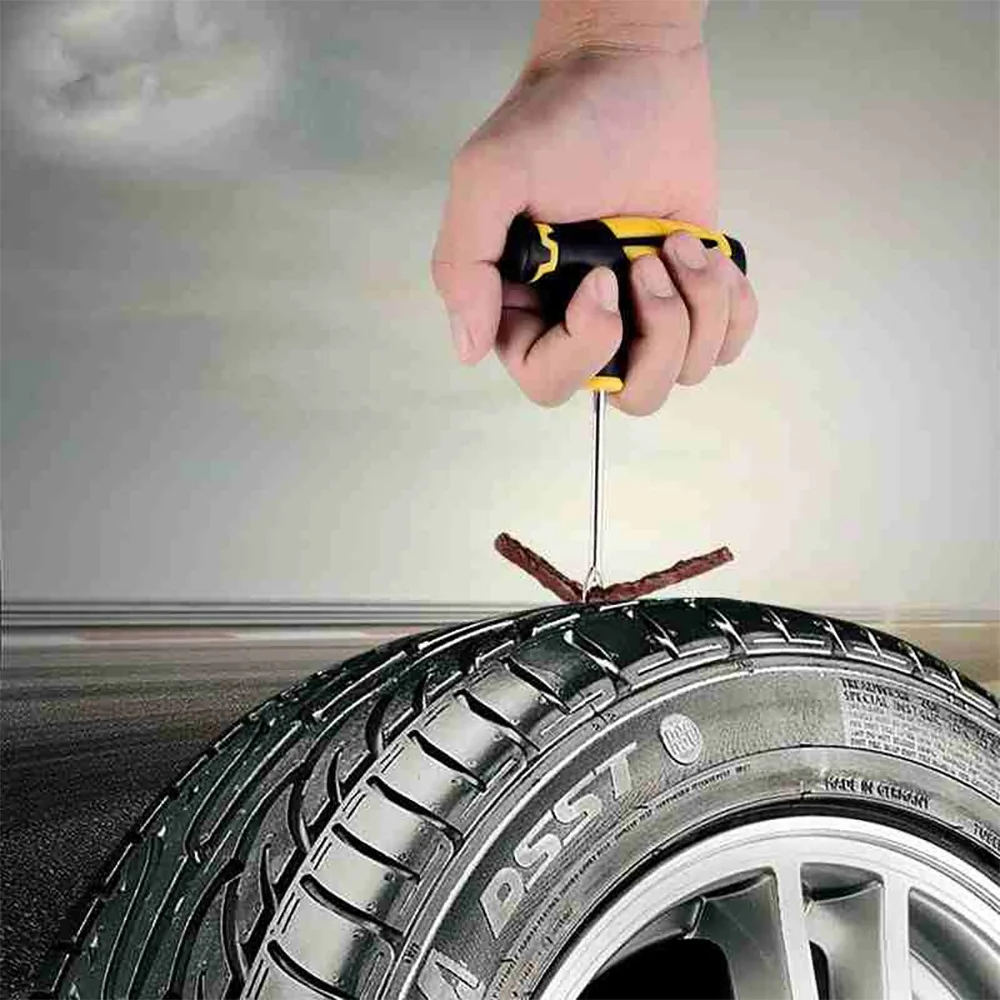 

Car Tire Repair Tool Tyre Puncture Plug Tools Tire Repair Kit Studding Tool Set Auto Bike Tubeless Tire