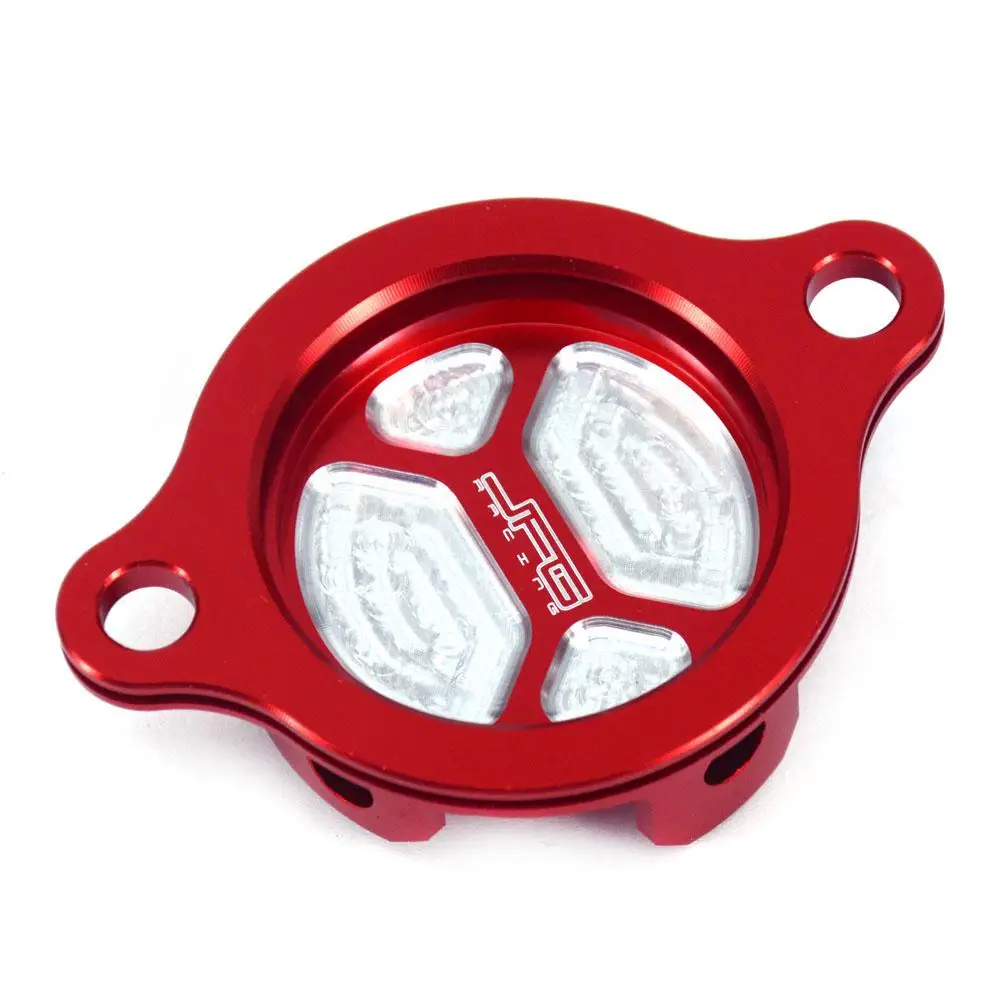 

Motorcycle Oil Filter Cover For HONDA CRF250R 2010 2011 2012 2013 2014 2015 2016 2017