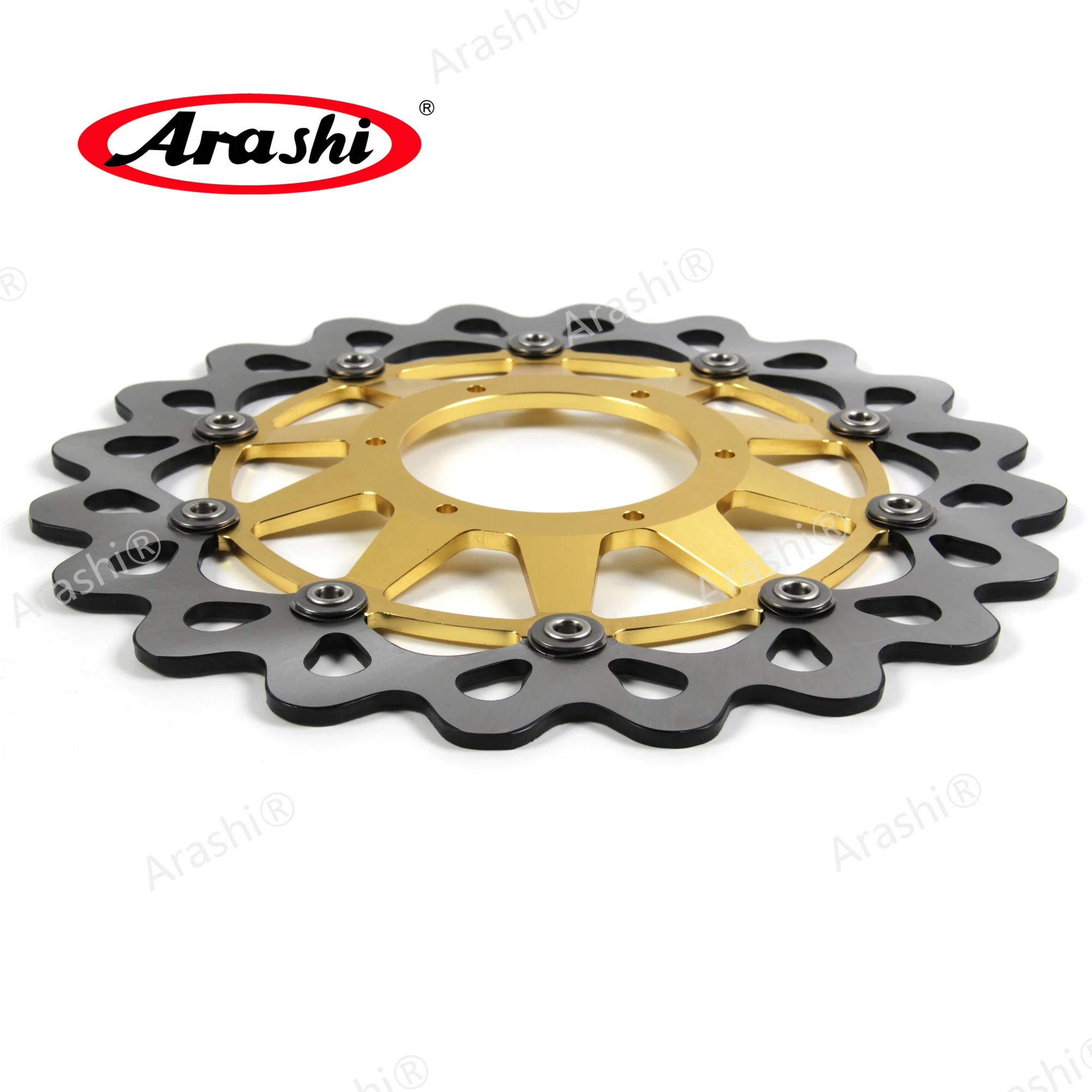 Arashi 1 комплект для HONDA VTR SP1 RC51 1000 2000 2001 2002 2003 20004 плавающий передний тормозной диск с