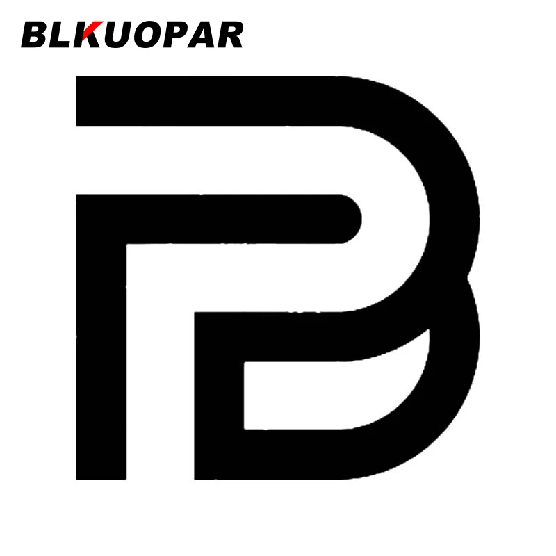 Автомобильный стикер BLKUOPAR P и B или F с логотипом индивидуальная наклейка