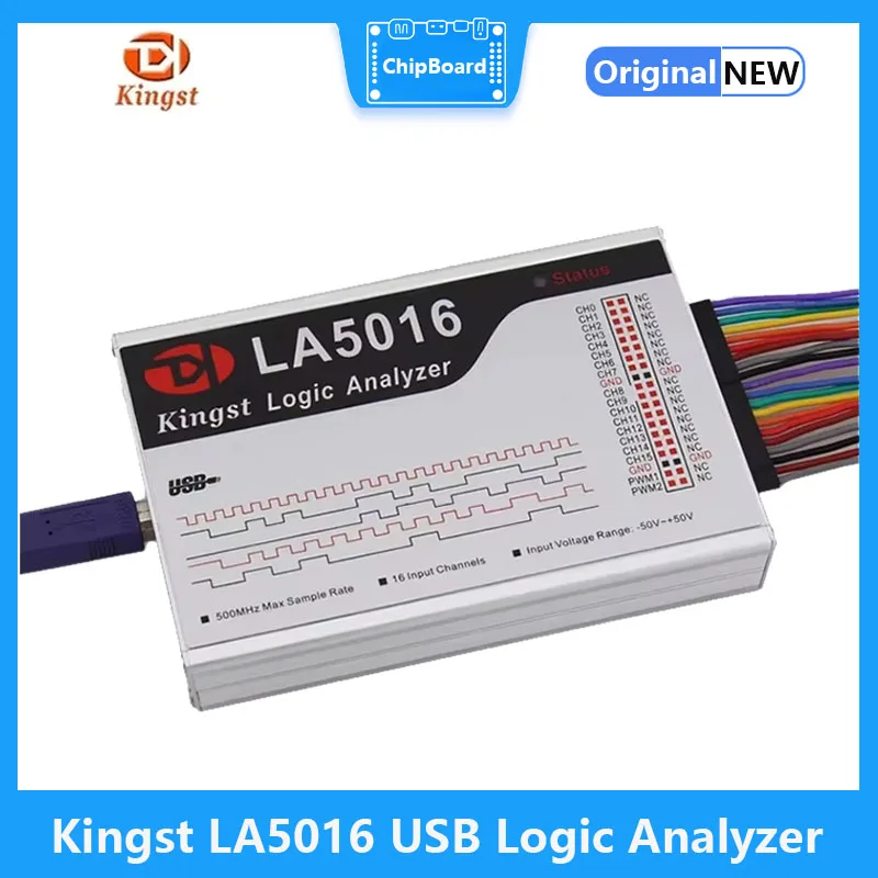 Логический USB-анализатор Kingst LA5016 максимальная частота дискретизации 500 м 16