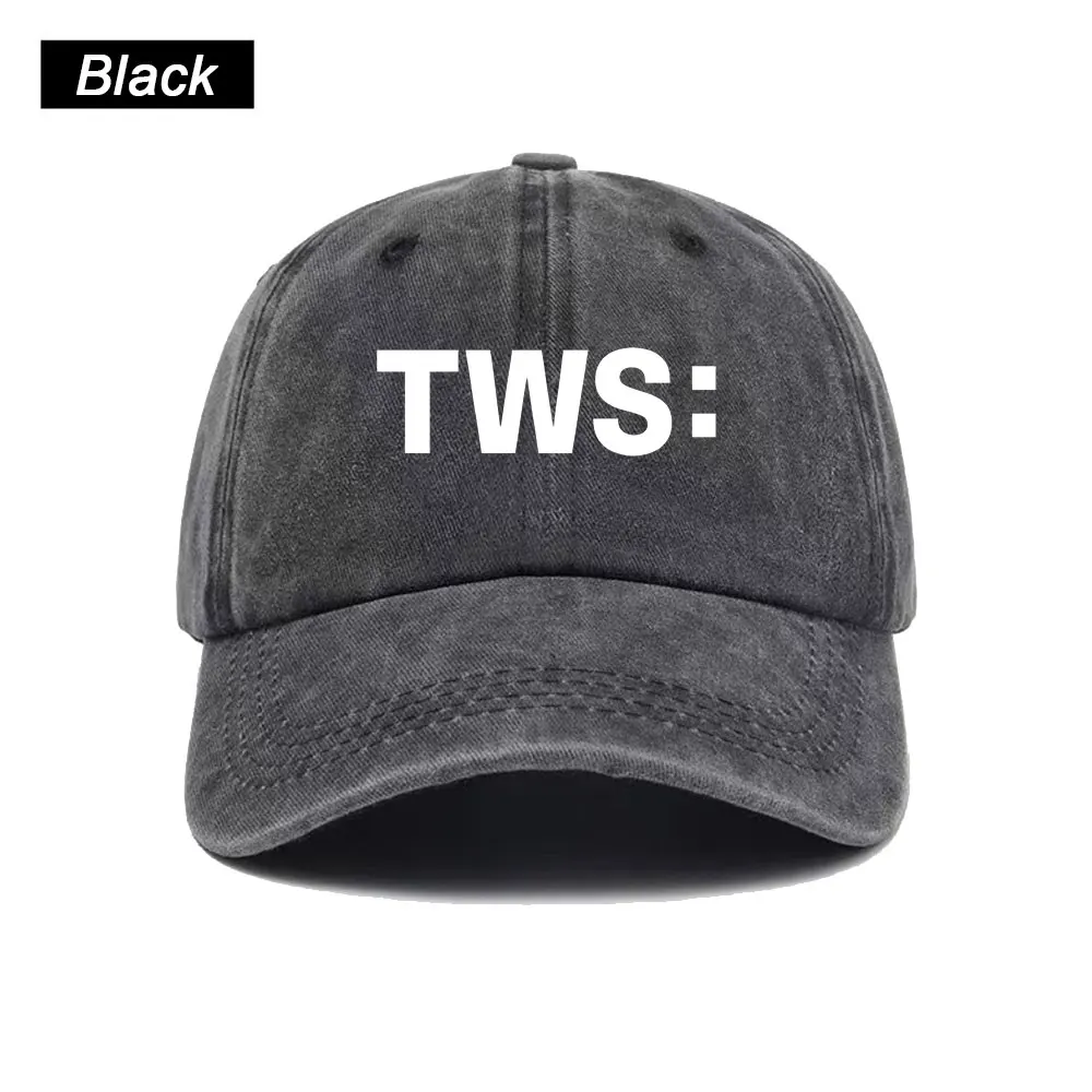 Фото Бейсболка Kpop TWS 42 SAI, унисекс, из хлопка, с принтом, в стиле тракер, уличная мода, корейская мода, летняя, для защиты от солнца №2