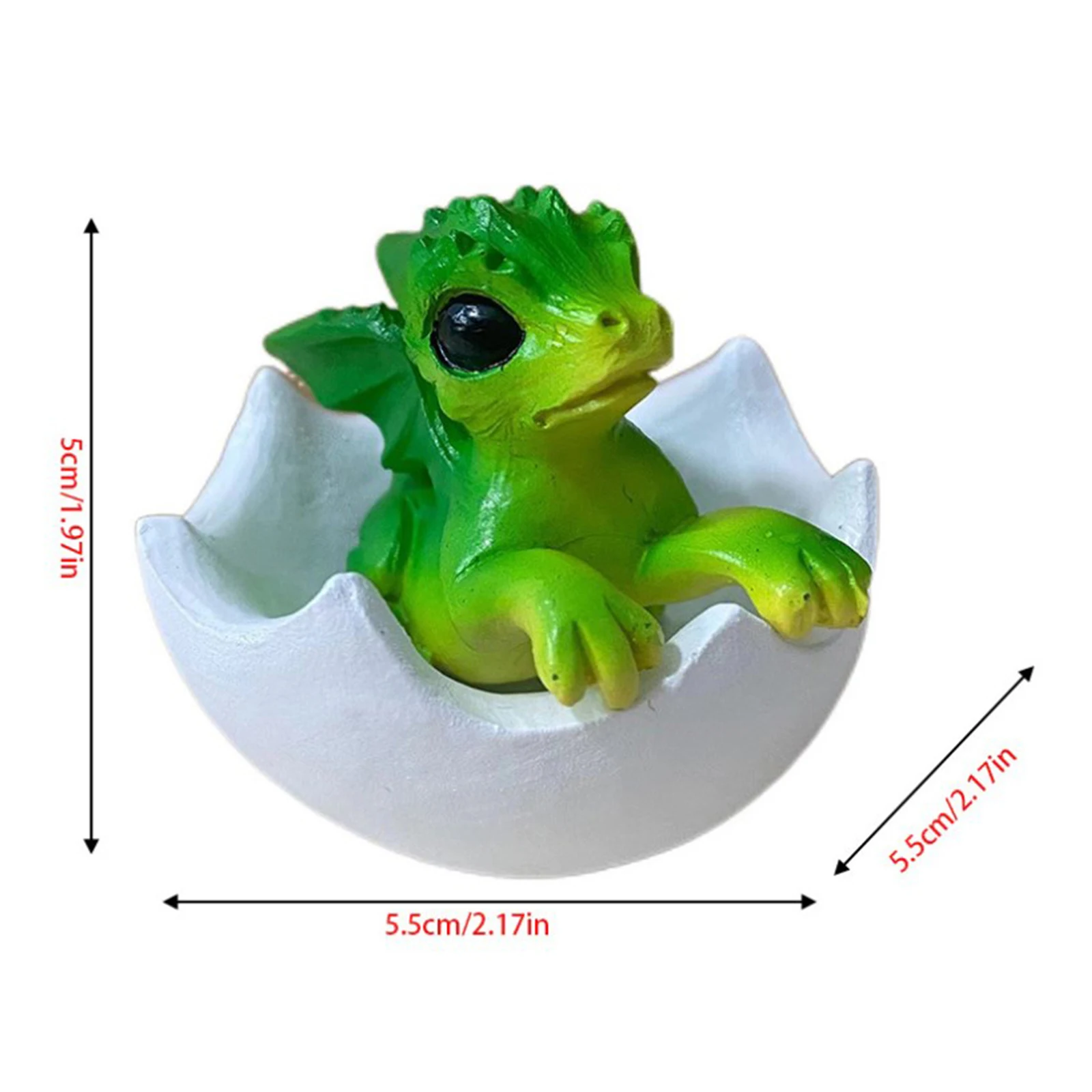Новорожденный дракон в яйце 3D мини-художественная статуя дракона маленькая