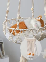 nordic hammock kitten cage macrame hammock bed andwoven cat beds hhanging soft chair hanging sunny seat for small cat supplies
