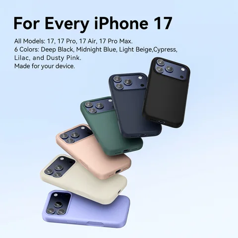 Магнитный чехол Vention для iPhone 17, Air Pro Max, жидкий силиконовый чехол, защитный чехол для беспроводной зарядки, чехол для телефона Magsafe