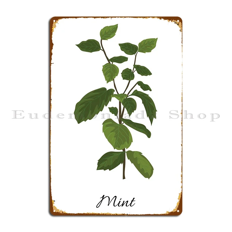 

Herbs Vol 5 Metal Sign Wall Cave Living Room Home Designing Cinema Tin Sign Poster