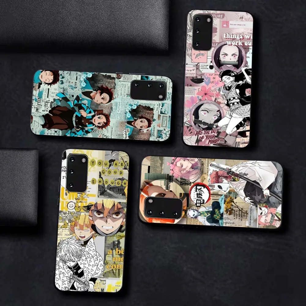 

Demon Slayer Anime Phone Case For Samsung S 9 10 20 21 22 23 30 23plus lite Ultra FE S10lite Fundas