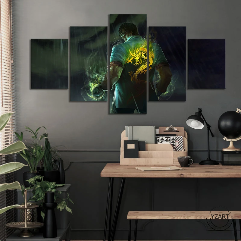 Игровой плакат Лига Легенд настенная бумага Lee Sin высокое качество живопись для