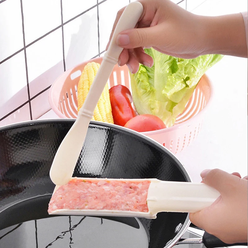 

2Set Plastic Meatball Maker Set Fried Fish Beaf Meat Making Balls Mold Spoon Meat Tools Kitchen Gadgets Cooking Accessories