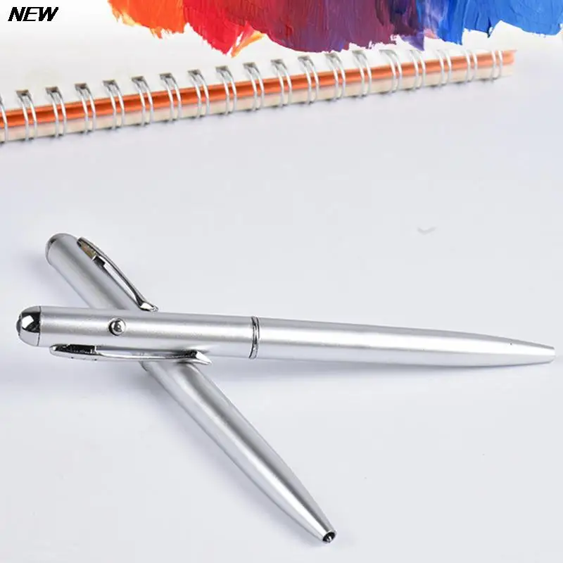 

Creative LED UV Light Ballpoint Pen Invisible Ink Pen Secret Message Writing Drawing Pen Ballpoint Pens School Office Supplies