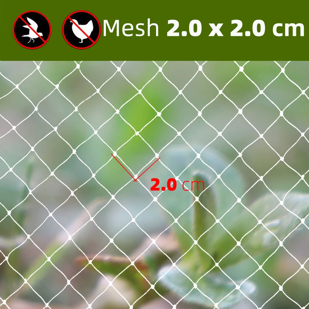 

Extra Strong Anti Bird Protection Net Mesh Garden Plant Netting Protect Plants Fruit Trees from Birds Deer Poultry Best Fencing