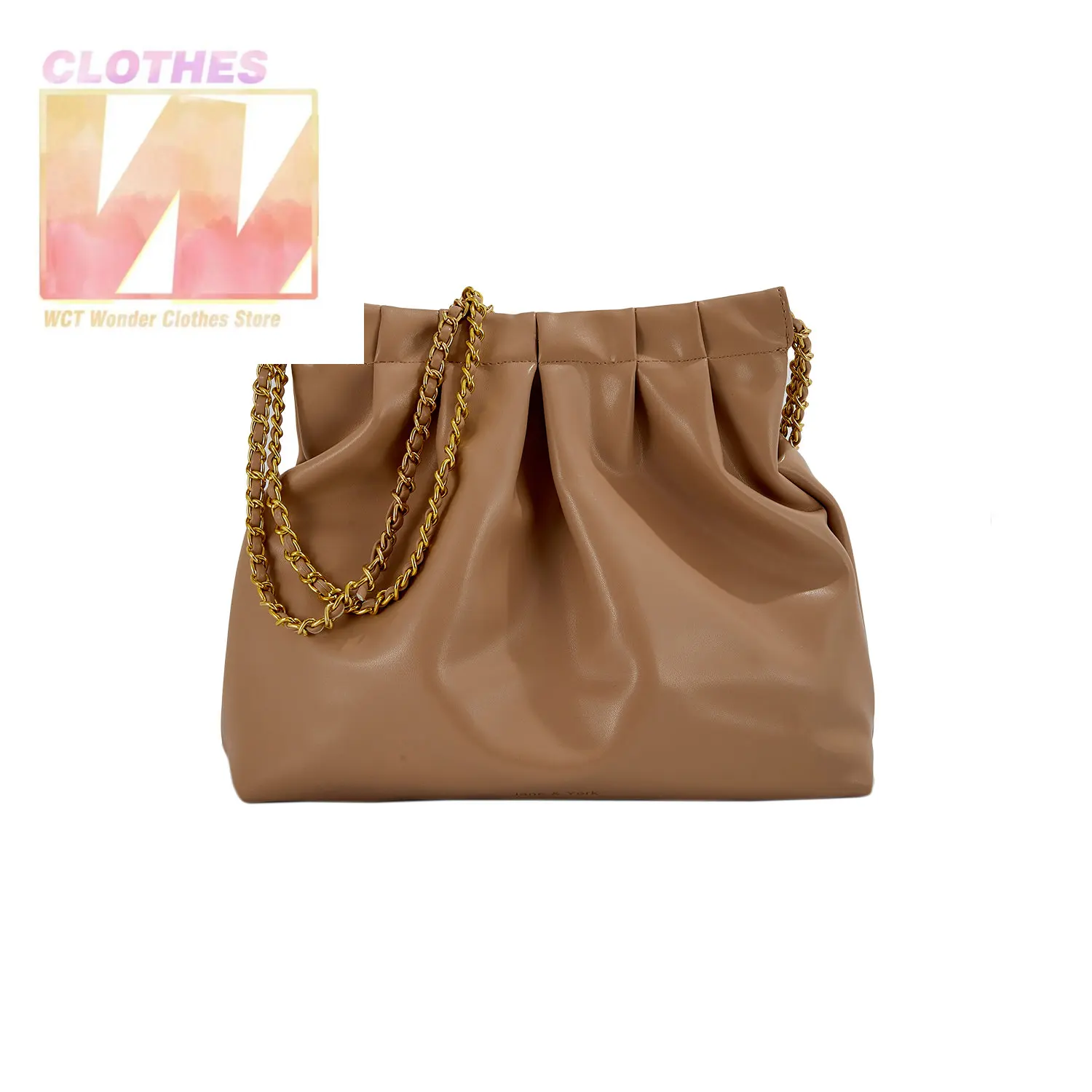 2023 New Trend Fashion Design Crossbody Bags for Women Mini Bucket Bag Crossbody Handbags Clutch Purse PU Leather Chain Bags